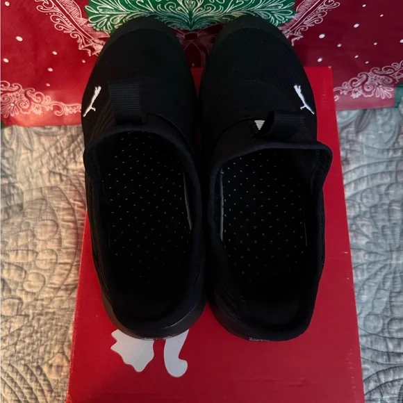 Puma Sofie2 Black slip on sneaker 8 - Picture 10 of 12